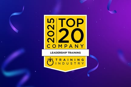 2025 Top 20 Training Industry award for leadership training