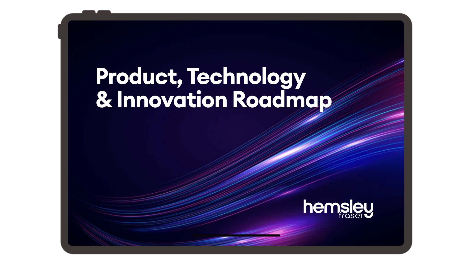 Roadmap cover on ipad
